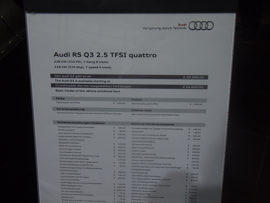 Audi Q3 Q3 2.0 TDI 184 CH QUATTRO S LINE Diesel